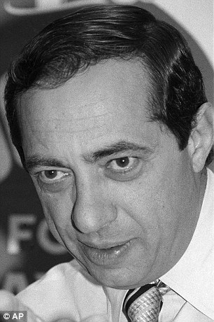 Fledgling: Cuomo is pictured here in 1977