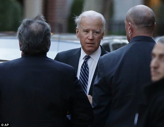 Vice President: Joe Biden was in New York City today for the wake in Manhattan