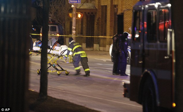 In safe hands: All of the eight students traveling with DeJesus and a female adult supervisor were taken to Strong Memorial Hospital with some suffering serious but not life-threatening injuries