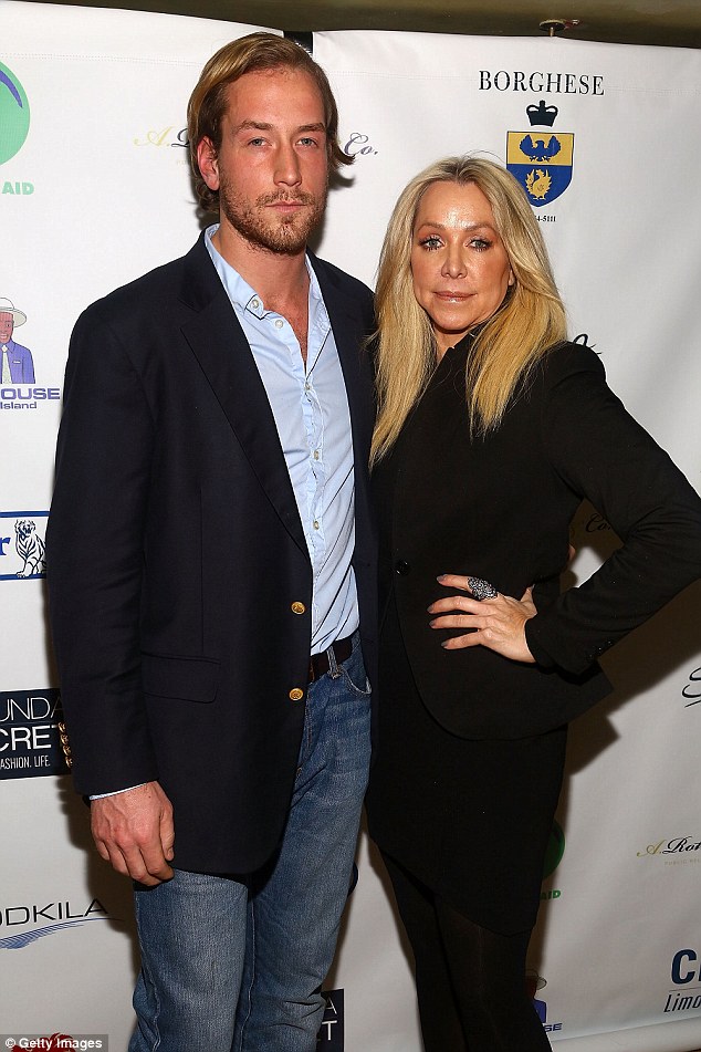 Broken up: The couple met at a mutual friend's party in December 2013. Pictured above last year at an event at The Jane Hotel. Miss Rothschild says they broke up last May after she started dating someone new