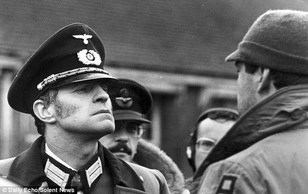 But the extraordinary set of black and white photos were actually shot at a British-based Nazi-themed holiday camp known as Butlitz