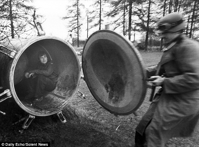 Punishments for paying visitors at the camp included being put into an isolation tank (pictured) for up to half an hour