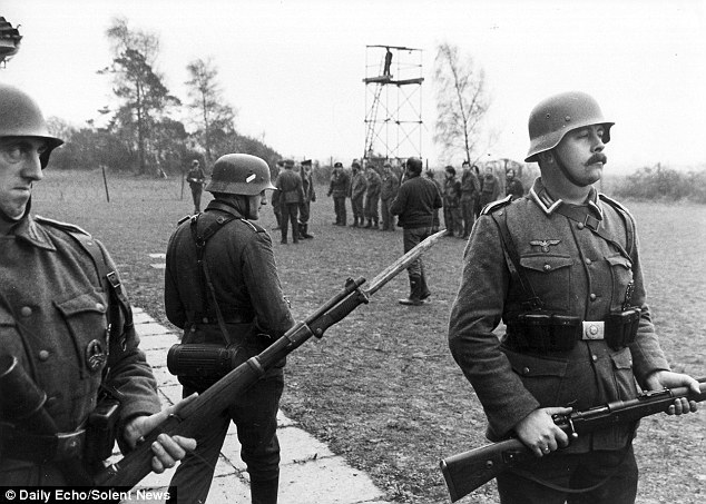 The unusual holiday camp was created by former paratroop regiment sergeant Bob Acraman who played the part of Camp Commandant