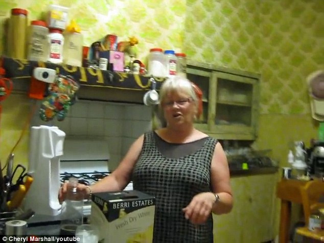 With a sodastream and a cast of wine - Cheryl Marshall turns goon into champagne within seconds