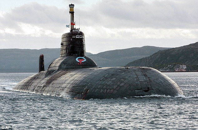 The Ministry of Defence has been forced to ask the U.S for assistance as it hunts for a suspected Russian submarine believed to be lurking off the coast of Scotland (stock image)