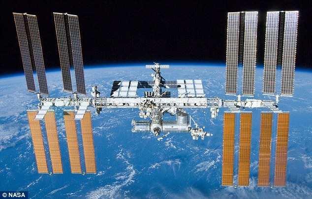 Astronauts and cosmonauts on the International Space Station (pictured) regularly communicate with amateur radio - also known as ham radio - operators back on Earth