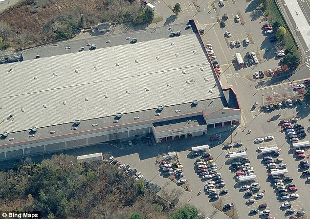 The 215-lb man, who suffered from from a diabetic fit, struck cars in the parking lot of store, including the officer's cruiser on Sunday morning (file photo)