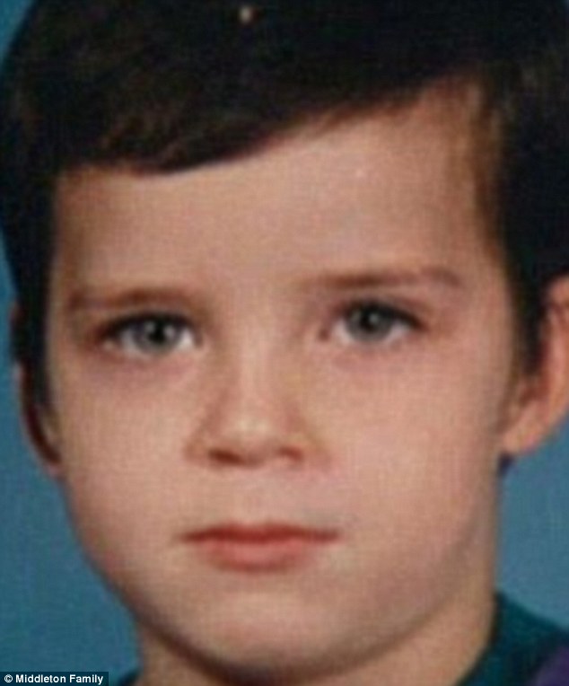 Victim: Robert Middleton before he was doused in gasoline and set on fire, resulting in burns to 99 per cent of his body