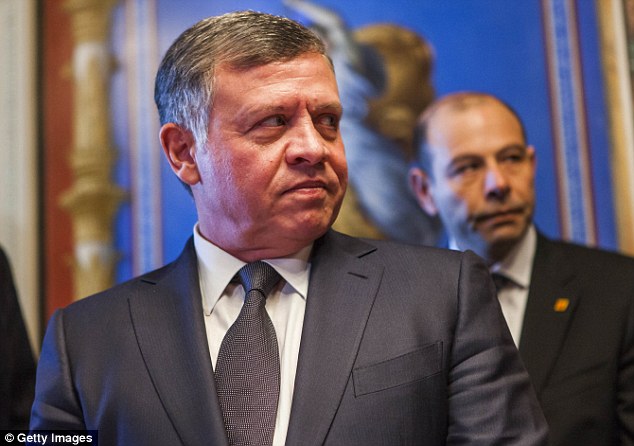 Looking for revenge: King Abdullah of Jordan said, quoting Clint Eastwood, 'I'm not only going to kill him, I'm going to kill his wife and all his friends and burn his damn house down'