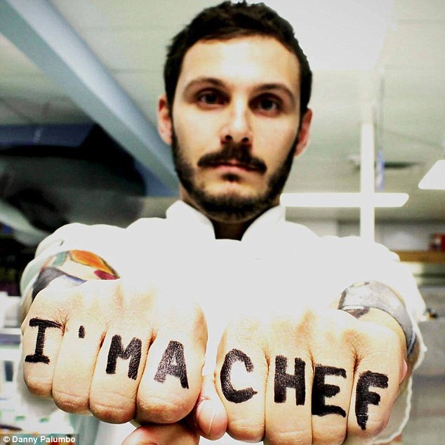 Funny guy: Danny Palumbo founded the 'restaurant' alongside his brother Anthony