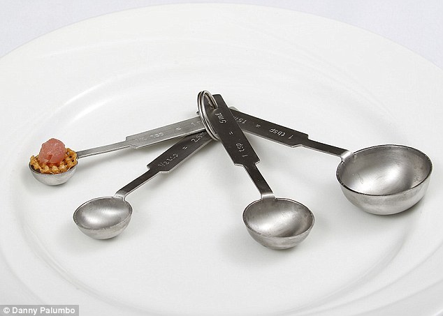 Only the best: While the portions may be small, the restaurant promises the quality of its ingredients cannot be outdone 