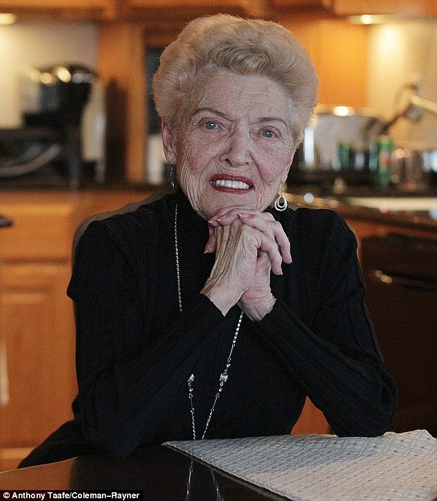 Numb: Jenner's 88-year-old mother Esther has previous told how she was 'numb' for three years after Burt died in 1976