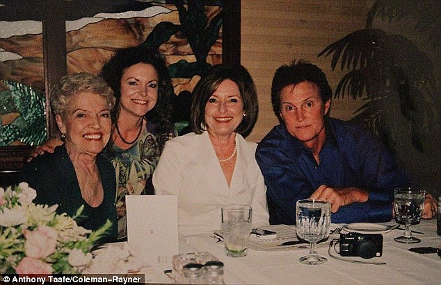 Family tragedy: Esther with her children years after the horror smash, from left, Lisa, Pam and Bruce