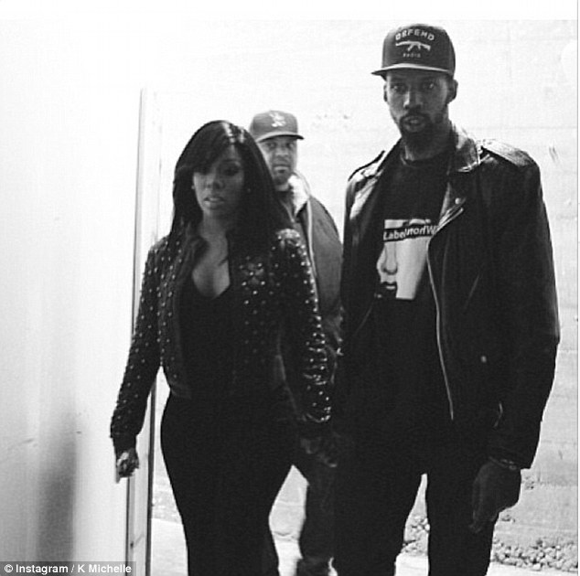 Tour manager to the music stars: Pickett also worked with K. Michelle (both above) on her first tour