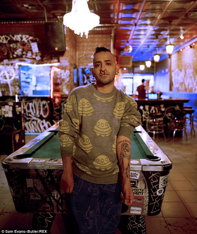 Meaningful ink: Matthew, DJ, got a tattoo that his boyfriend paid for to commemorate their favorite song "I Found A Reason" by Cat Power