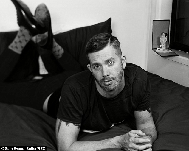 Pop-up: Jon Jon, a DJ, kept a card, pictured far right, which was given to him by a former lover