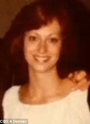 College days: Harold Henthorn and Lynn Rishell (pictured) when he was a new geology graduate from Virginia. The couple moved to Colorado, where after 12 years of marriage, she died in a 'freak accident', now said to be murder