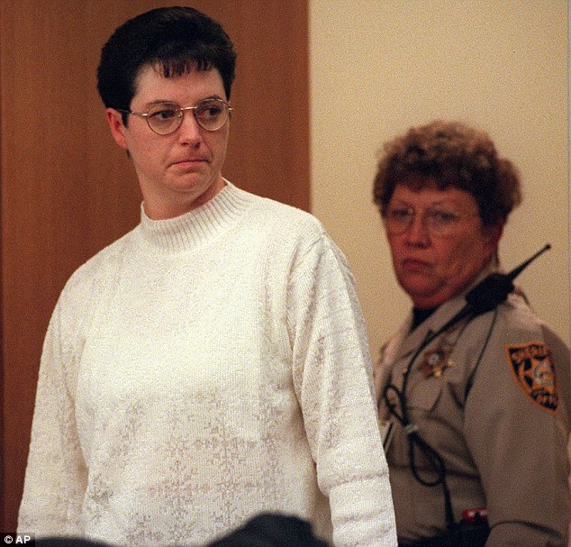 In court: Gissendaner was found guilty of plotting the murder in 1998 (pictured) and sentenced to death