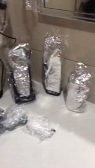 Her housemate named Chris had parked horizontally across both their carpaces