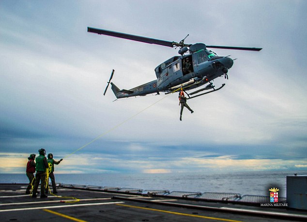 Fabio Rampelli, an MP with the right-wing Fratelli d'Italia, said the Defence Minister Roberta Pinotti should be suspended for 'wounding patriotism' through the campaign