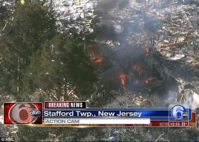 Devastating: Residents first reported a gas odor around 8:55am on Tuesday 