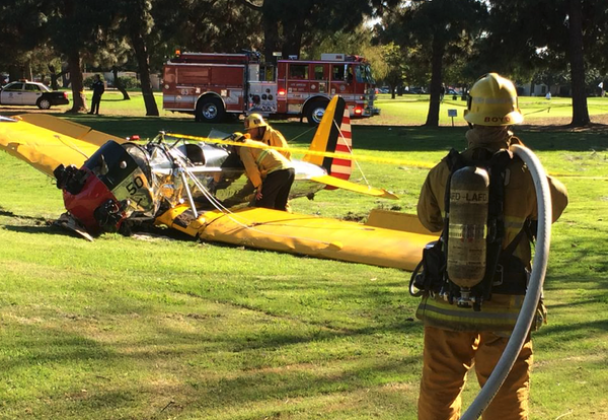 Harrison Ford injured in vintage fighter plane crash