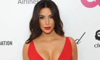 Embarrassing: Kim Kardashian was denied access to the Vanity Fair party (Picture: Getty Images)